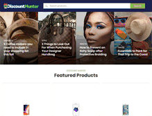 Tablet Screenshot of discounthunter.us